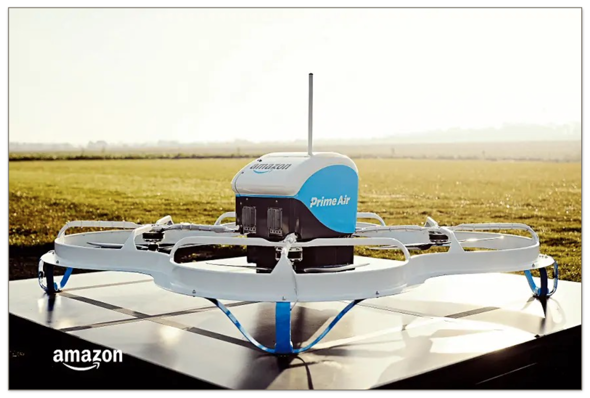 Potential drone delivery from Amazon (Johnson, 2020)